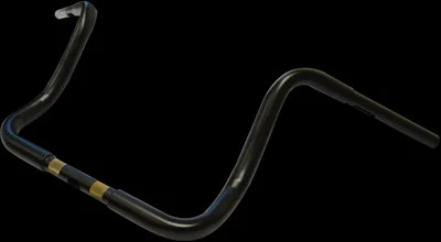 Плоский черный руль-вешалка 1,25 Touring Ape 12 Rise Street Glide Special 14-22 - Изображение 1 из 3