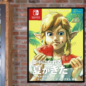 Zelda Nintendo Switch Poster 18x24 | Game Cover Art Print Wall Decor Gift - Picture 1 of 5