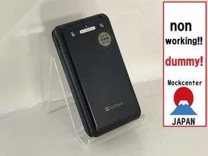 【Factice !】 Toshiba 304T (couleur noir) softbank-japon téléphone portable qui ne fonctionne pas - Photo 1 sur 3