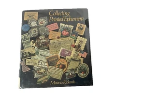 Book Collecting Printed Ephemera By Maurice Richard Hard Back Dust Jack - Picture 1 of 12
