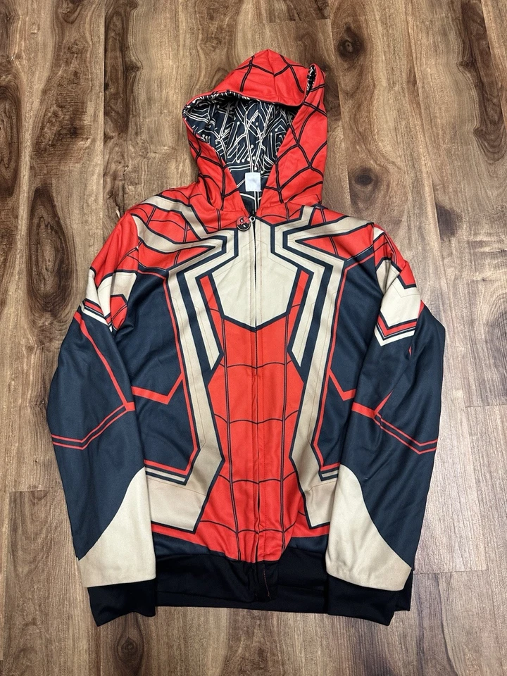 *RARE* Spider-Man No Way Home Cosplay Reversible Hoodie Costume Medium - Image 1 of 4