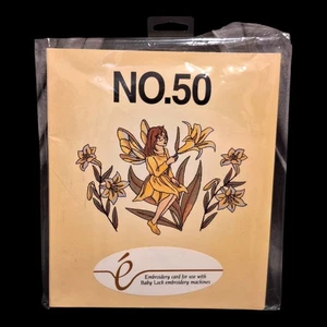 NEW Brother Baby Lock Bernina Fairies Embroidery Designs Card #50 Japan - Picture 1 of 11