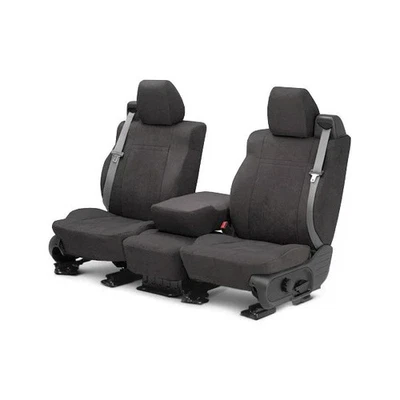 For Mercedes-Benz Sprinter 2500 19-24 Seat Cover MicroSuede 1st Row Charcoal - Image 1 of 3