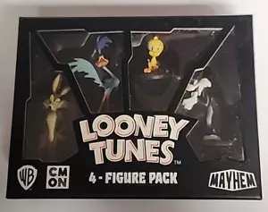 Juegos de mesa Looney Tunes Mayhem: paquete de 4 figuras nuevo - Imagen 1 de 6