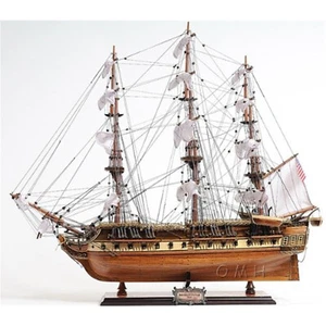 Old Modern Handicrafts USS Constitution Medium Model Ship T097 - Picture 1 of 6