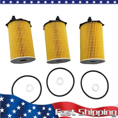 3x Filtro de aceite para motor Hyundai Santa Fe Kia Sorento Sedona 3,5 L 3470CC V6 Foto 1 de 4