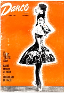 Dance Magazine, April 1949, Volume XXIII, Number 4, Muriel Bentley front cover - Picture 1 of 4