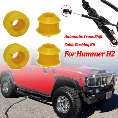 4PC For Hummer H2 Trans Shift Change Lever Cable Bushing Shifting Fix2003- 2009 - Image 1 of 4