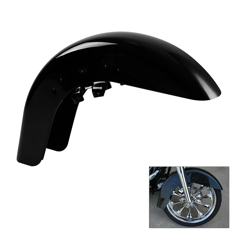 Guardabarros delantero negro vivo apto para Harley Touring Street Road Glide FLHX 1989-2013 Foto 1 de 4