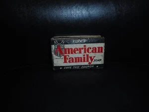 VINTAGE 1940'S KIRK'S AMERICAN FAMILY SOAP BAR SEALED PACKAGING - Picture 1 of 2