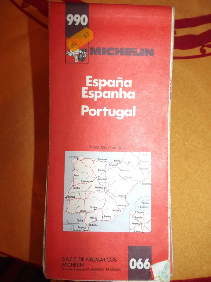 carte michelin 990 Espagne  portugal 1978 * - Photo 1/1