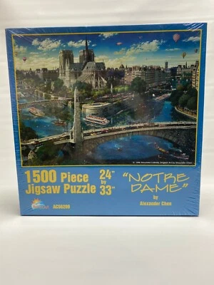 Alexander Chen NOTRE DAME 1500 PC. Jigsaw Puzzle 24" x 33" by SunsOut AC56200 - Image 1 of 4