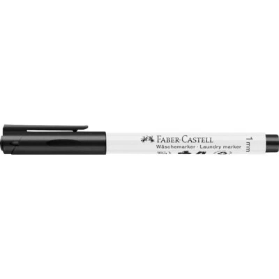FABER-CASTELL Textilmarker schwarz 1,0 mm Stoffmalstift Textil Marker 159502 - Bild 1 von 4
