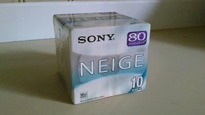10 Minidisc Sony Neige B MD 80 min - Photo 1/4