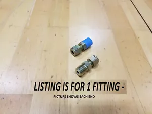 Brass Tube Fitting Male Connector 1/4" Tube x 1/16" MNPT Swagelok B-400-2-1- NEW - Picture 1 of 1