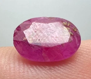2.65 Carat Natural unheated Ruby cut from Tajikistan - Picture 1 of 14