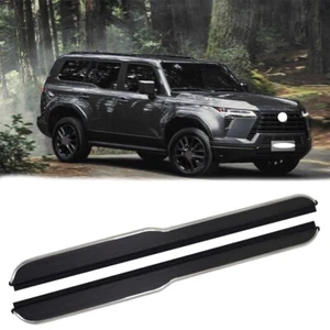 Running Board fits for Lexus GX550 2024 2025 Side Step 2PCS NerfBars Silver Edge - Picture 1 of 3