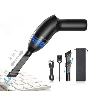 Keyboard Vacuum Cleaner Mini Vacuum Cleaner Rechargeable Cordless Vacuum Desk... - Picture 1 of 6