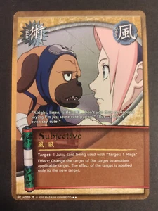 Naruto CCG Subjective 070 The Chosen Rare NM English - Picture 1 of 2