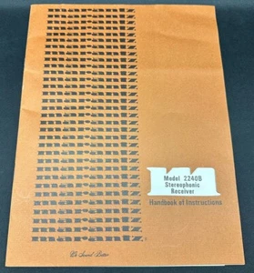 Vintage Marantz Model 2240B Original Manual, Poster Schematic Warranty Complete - Picture 1 of 9