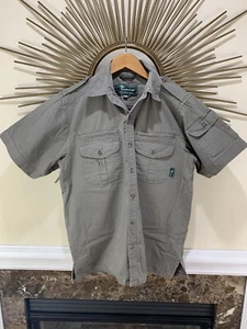 Camisa Walkabout para hombre todo terreno ropa exterior aire libre manga S talla mediana RARA - Imagen 1 de 8