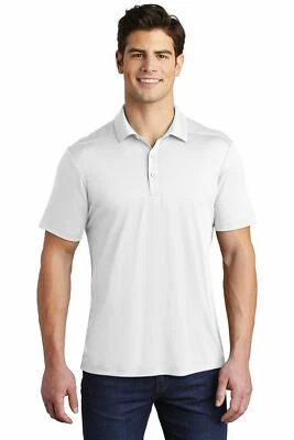 Camiseta Polo Sport-Tek Para Hombres Dri-Fit Tapeta de 3 Botones Protección UV M-ST520 Foto 1 de 3