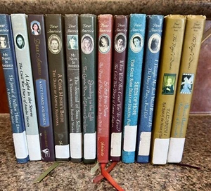 Dear America Book Lot 12 History Diaries Historical Fiction Girls Hardcover Set - Picture 1 of 8
