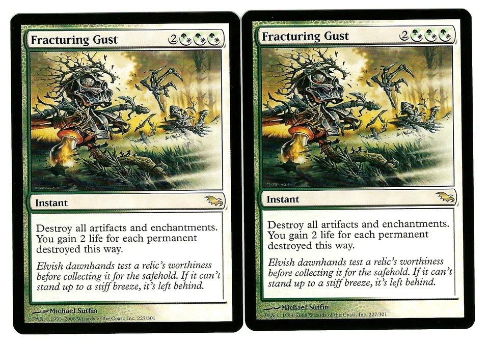 Fracturing Gust x2 Shadowmoor Magic MTG - Image 1 of 1