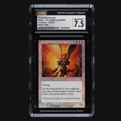 REYA DAWNBRINGER FOIL CGC 7.5 Invasion Magic MTG Graded [Luca] - Image 1 of 2