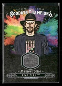 2018 Upper Deck Goodwin Champions #SM-RB Ryan Blaney Splash of Color Memorabilia - Picture 1 of 2