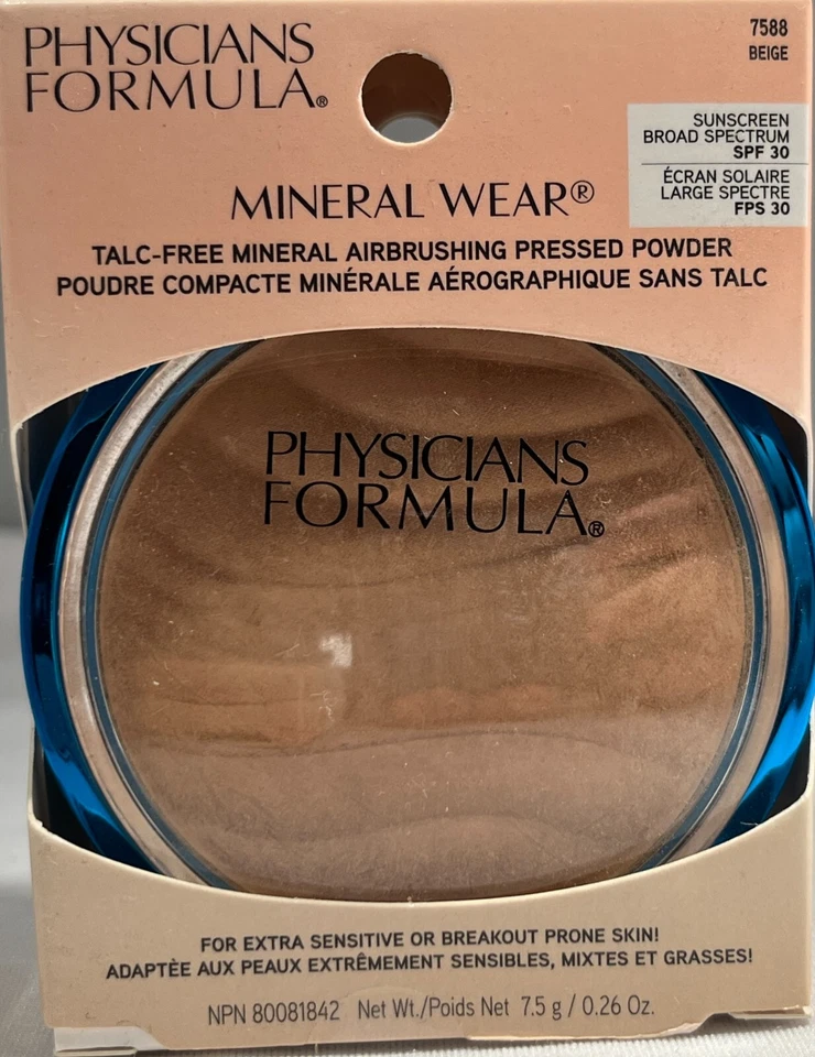 Physicians Formula Mineral Wear Airbrushing Pressed Powder SPF 30 Creamy Natural