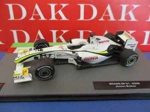 Die cast 1/43 Modellino Auto F1 Brawn GP 01 2009 J. Button - Foto 1 di 4