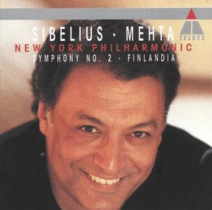 Jean Sibelius : Symphony No. 2, Op. 43 by Mehta/New York Philharmonic (Cd 1990) - Picture 1 of 2