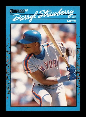 1990 Donruss Best NL #80 Darryl Strawberry EXMT+ 4575 - Image 1 of 2