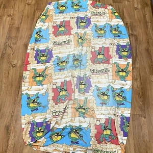 VTG 1988 Teenage Mutant Ninja Turtles Twin Fitted Sheet Mirage Studios - Picture 1 of 7