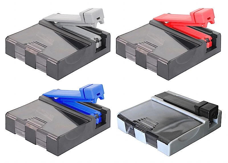 Zigarettenstopfer CHAMP mit fach schwarz