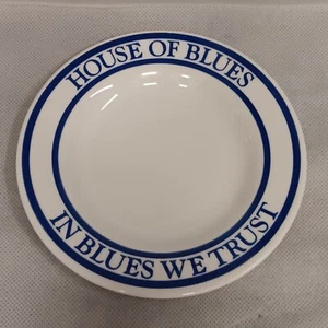 Syracuse China House of Blues Bread Side Plate In Blues We Trust 6.5" - Picture 1 of 2
