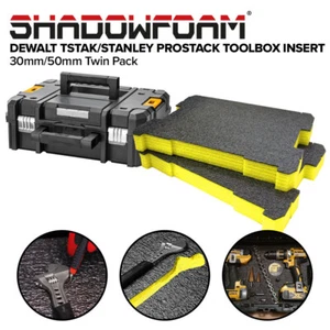 Shadow Foam DeWalt TSTAK/Stanley ProStack Toolbox Insert | Cut and Peel Foam - Bild 1 von 27