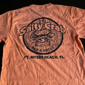 Vintage The Salty Crab Bar & Grill T-Shirt - Double Sided - Small - Picture 1 of 4