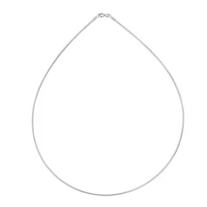 Everyday Solid 1mm .925 Silver Simple Wire Collar 18-inch Necklace - Picture 1 of 4