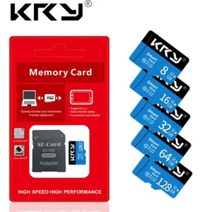 Karta Micro SD 128GB 64GB 32GB Class 10 TF Pamięć flash do telefonu tabletu prezent - Zdjęcie 1 z 27
