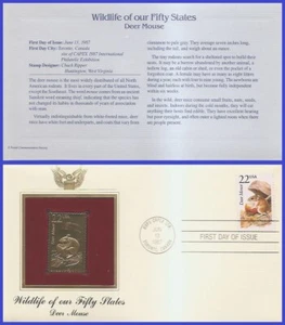 USA2 #2324 U/A GOLDEN REPLICA FDC Deer Mouse - Picture 1 of 1