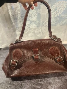 Cynthia Rowley Tote Hand Bag Brown Leather 12" x 7.5" - Picture 1 of 7