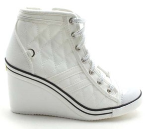 women's high heel sneakers