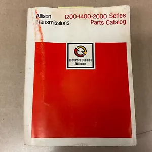 Transmisiones Allison 1200 1400 2000 SERIES CATÁLOGO DE PIEZAS LIBRO MANUAL pn SA1248F - Imagen 1 de 4