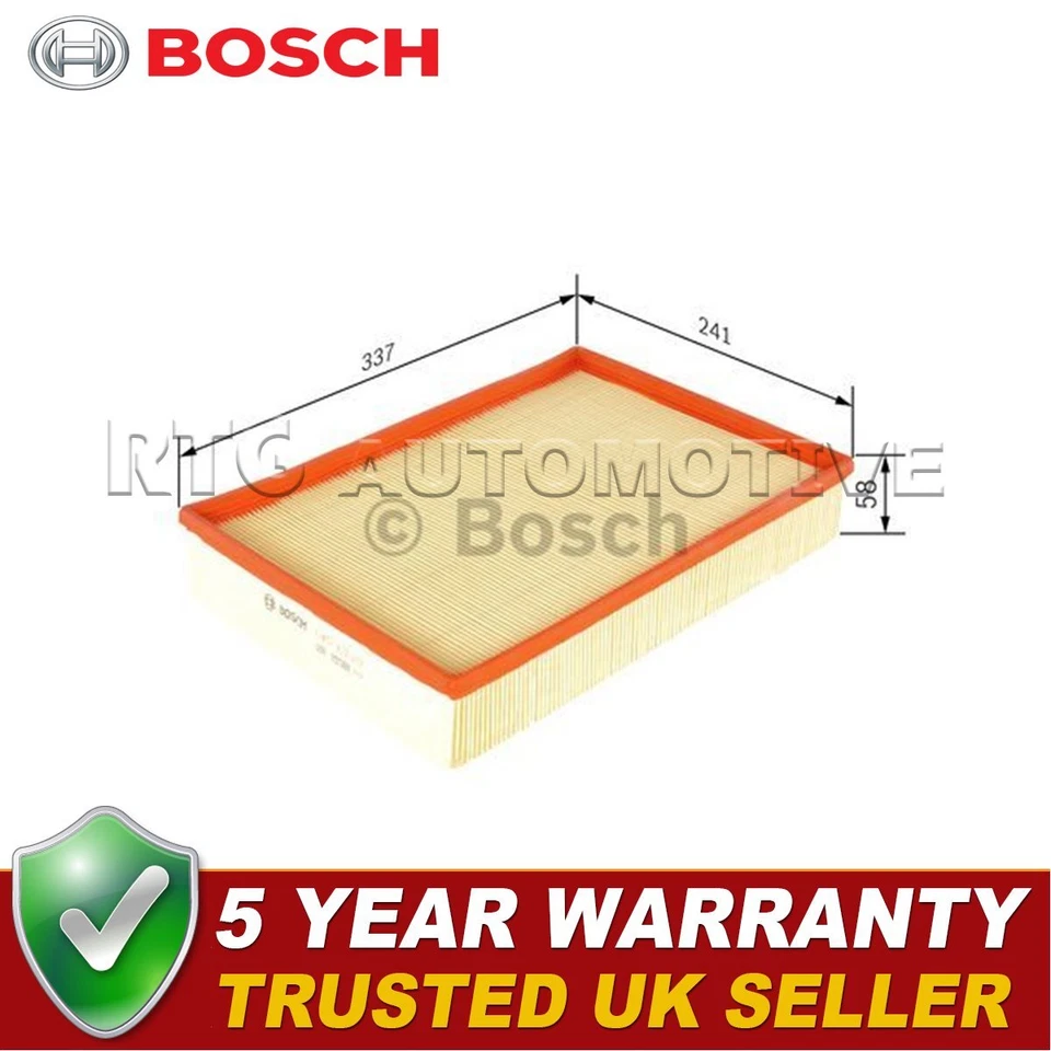 Filtro de aire Bosch para Volvo 940 1990-1998 2.0 2.3 2.4 D TD TDi + otros modelos Foto 1 de 4