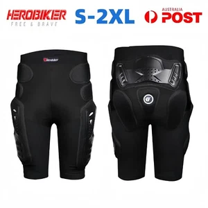 HEROBIKER Motorcycle Pants Shorts Breathable Riding Gear Hip Waist Protector AU - Picture 1 of 11