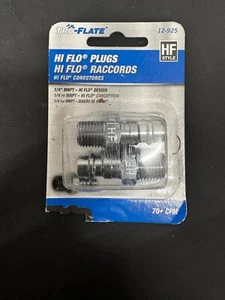 Plews 12-925 - 1/4" (M) NPT High Flow Quick Coupler Plug 2-pack fast shipping - Bild 1 von 2