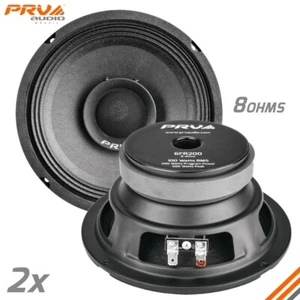 2x Altavoces Coche PRV Audio 6FR200 Rango Completo 6" PRO 8 Ohmios 200 Vatios - Imagen 1 de 5