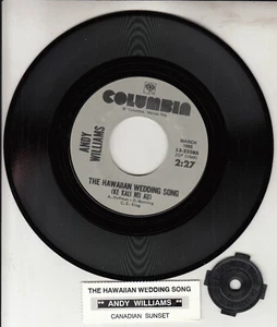 ANDY WILLIAMS The Hawaiian Wedding Song & Canadian Sunset 7" 45 vinyl record NEW - Picture 1 of 1